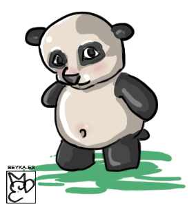 panda cartoon